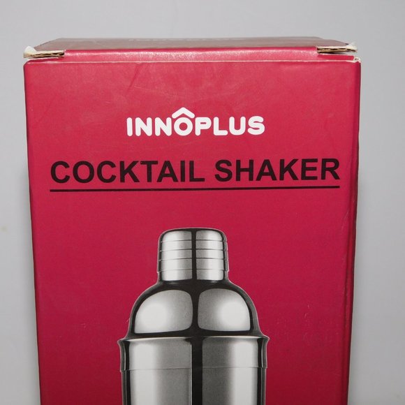 Innoplus 25 oz 750ml Silver Cocktail Shaker NEW in Box - Picture 3 of 6